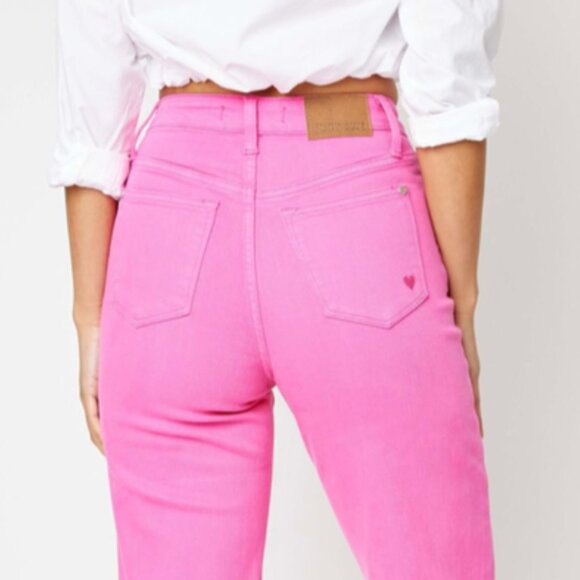 Judy Blue Pink Women Jeans - Picture 8 of 8